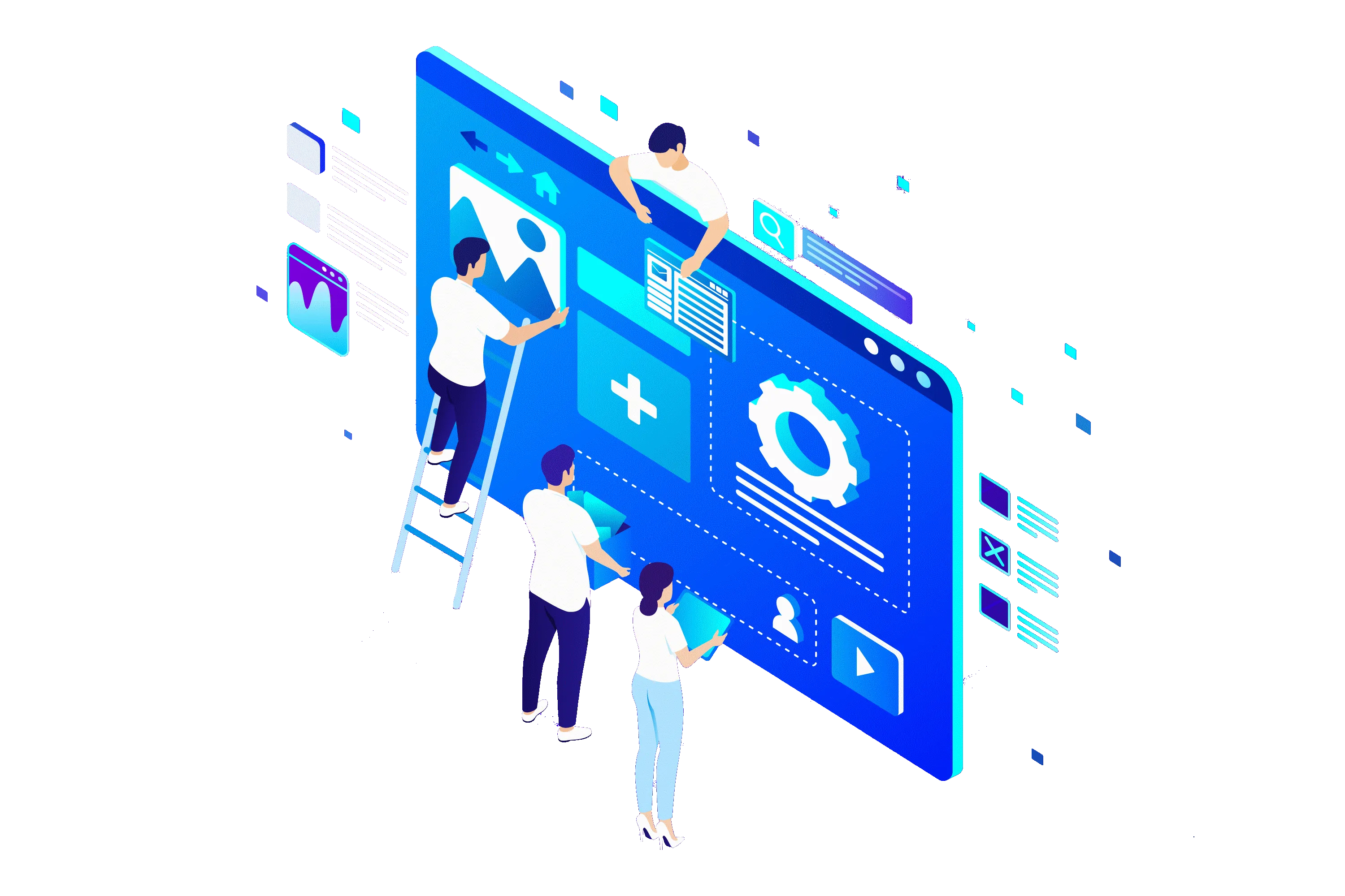 Team building a Dynamics 365 CRM workspace